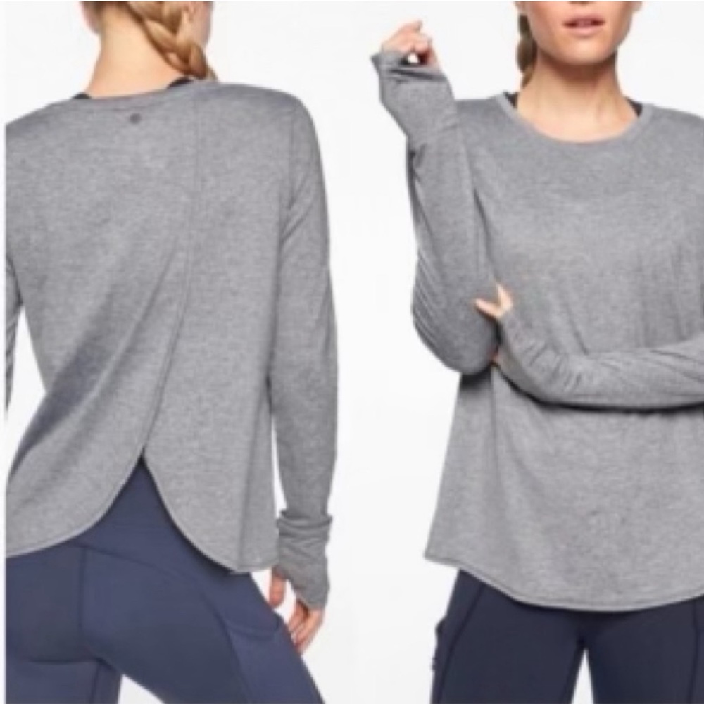 Athleta Sunlover Flyaway Tulip Back Top Sz S
